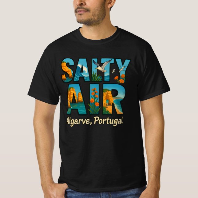 Camiseta Salty Air - Algarve, Portugal (Frente)