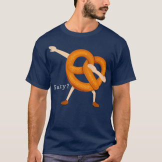 Camiseta Salty Dabbing Soft Pretzel Funny Foodie Baker