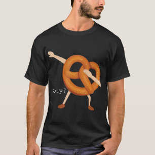 Camiseta Salty Dabbing Soft Pretzel Funny Foodie Baker