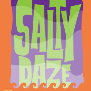 Camiseta Salty Daze Purple Haze Beach Vibes