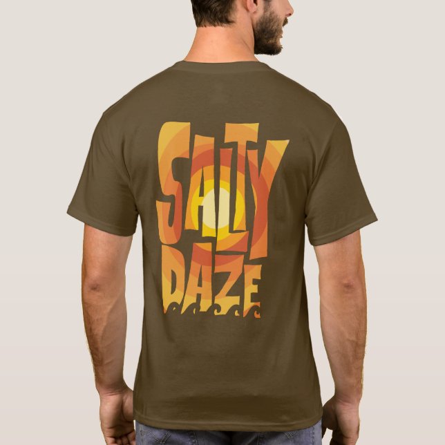 Camiseta Salty Daze Sunny Daze Beach Vibes (Verso)