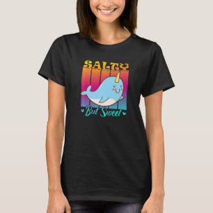 Camiseta Salty Mas Sweet Cute Narwhal 1