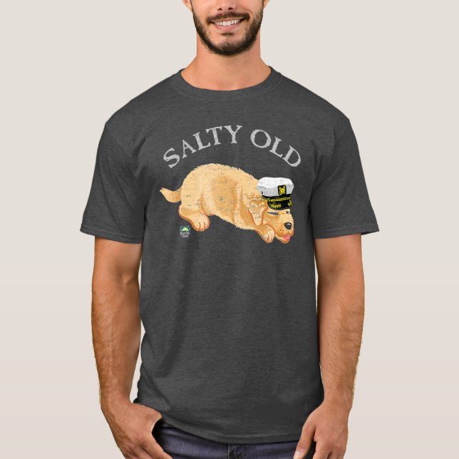 Camiseta Salty Old Dog (Frente)