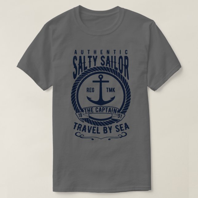 Camiseta Salty Sailor (Frente do Design)