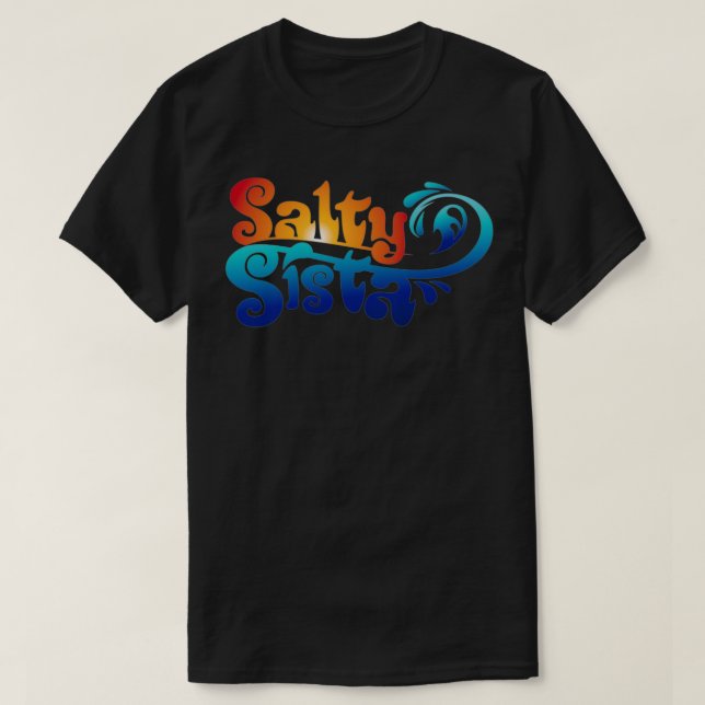Camiseta Salty Sista (Frente do Design)