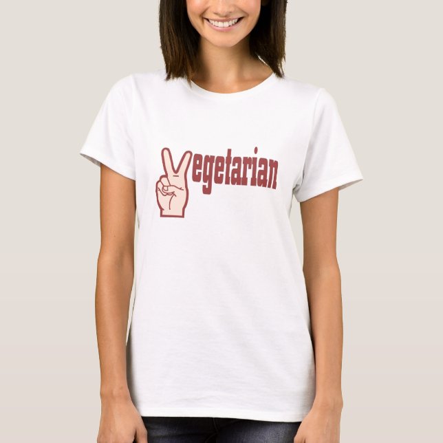 Camiseta Salute Vegetariano (Frente)