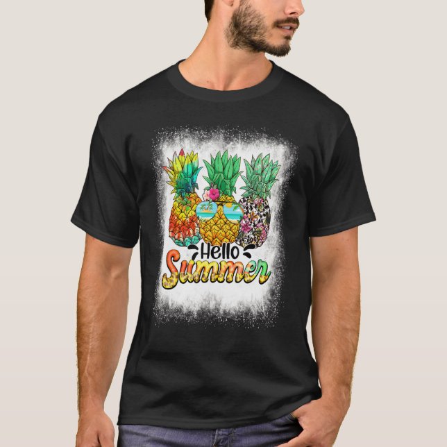 Camiseta Salva de Verão de abacaxi (Frente)