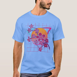 Camiseta Salva-frade Sakura Japão 90s Cherry Vaporwave