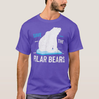Camiseta Salva Ursos Polares Sweet Animal Vintage Retro G