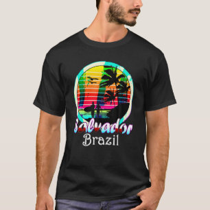 Camiseta Salvador Bahia no brasil praia de verão como camis