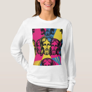 Camiseta 🎨 Salvador da Pop: Jesus na ✝ de Vibração Inspira
