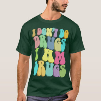 Camiseta Salvador Dali Citação Eu não faço drogas Eu sou Dr