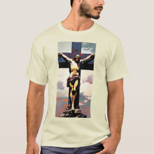Camiseta 🎨 Salvador Urbano: Jesus em Arte Grafite ✝️ 🧱
