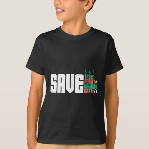 Camiseta Salvaguardar O Ambiente Mundial De Proteção Da Nat