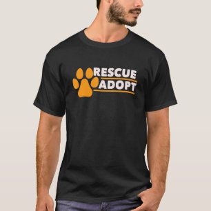 Camiseta Salvamento Adotar Gatos De Amor Animal Cães Pata I