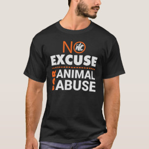 Camiseta Salvamento Animal   Sem Perdão Para Abuso De Anima