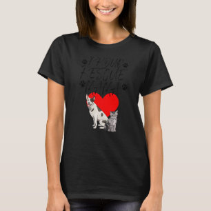 Camiseta Salvamento da Paz Mama Animal Proteja Pet Animal L