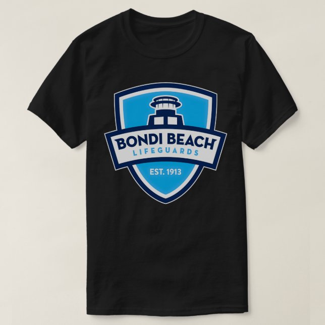 Camiseta Salvamento da praia Bondi (Frente do Design)