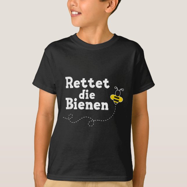 Camiseta Salvamento Da Proteção Ambiental Das Abelhas À Bee (Frente)