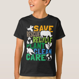 Camiseta Salvamento de Abelhas Reciclar Plástico - Terra D