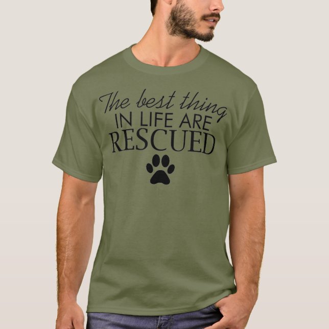 Camiseta Salvamento de Animais do Cão (Frente)