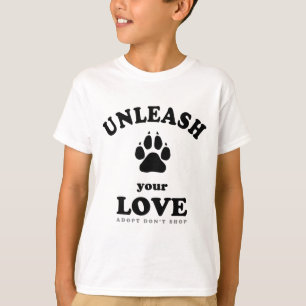 Camiseta Salvamento de Cachorros - Liberte seus filhos amor