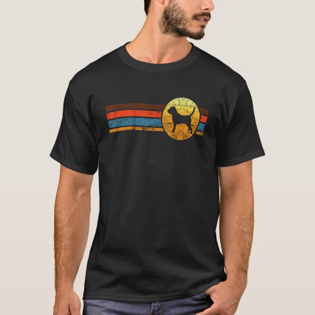Camiseta Salvamento de Cães com Amor Animal Retro Beagle (Frente)