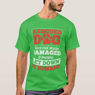 Camiseta Salvamento de Cão Salvador de Cachorro - Vintage