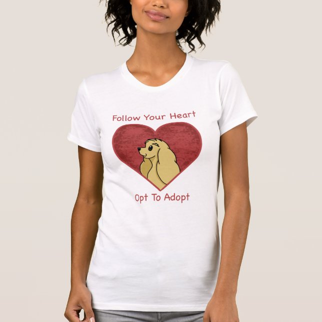 Camiseta Salvamento de cocker spaniel (Frente)