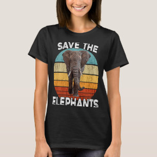 Camiseta Salvamento de Elefantes Conservação e Guerra