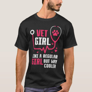 Camiseta Salvamento de futuras garotas veterinárias
