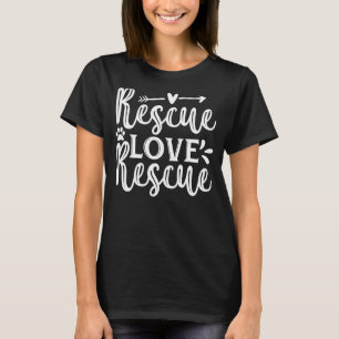 Camiseta Salvamento de salvamento de salvamento de animais 