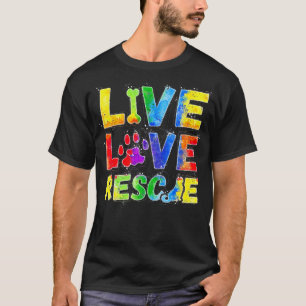 Camiseta Salvamento do Amor ao Vivo com Presente de Adolesc
