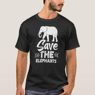 Camiseta Salvamento Dos Elefantes Que Ameaçam O Resgate De