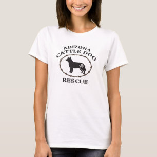 Camiseta Salvamento positivo do cão do gado do Bella V AZ