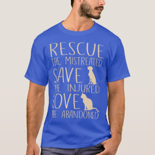 Camiseta Salvamento Salvamento Cão Cão Cão Cachorro Salvame