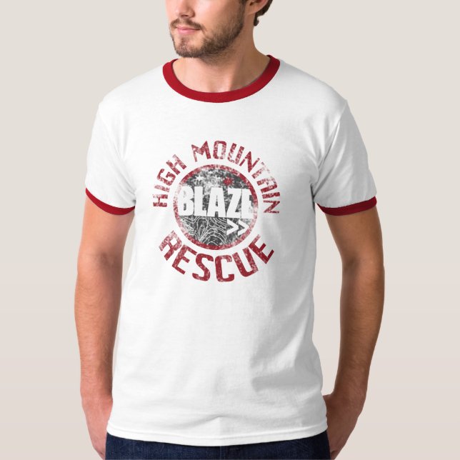 Camiseta Salvamento T da montanha alta de BLAZE>> (Frente)