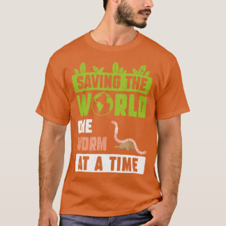 Camiseta Salvando O Humor Da Vermictura Engraçado Do Mundo