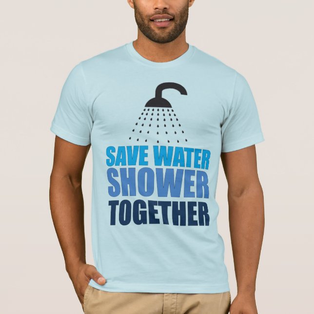 Camiseta Salvar a água! (Frente)