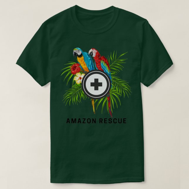 Camiseta Salvar a Amazônia (Frente do Design)