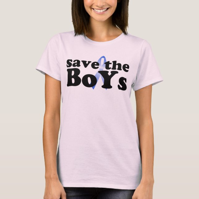 Camiseta Salvar a boneca da fêmea de BoYs™ (Frente)