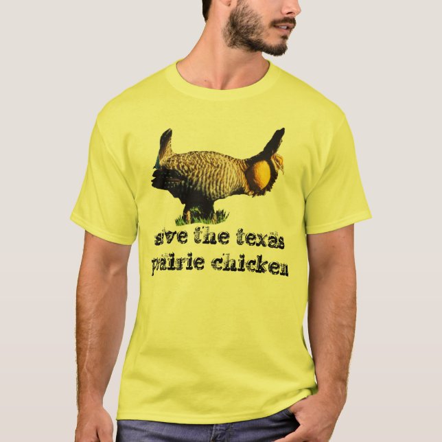 Camiseta salvar a galinha de pradaria de texas (Frente)