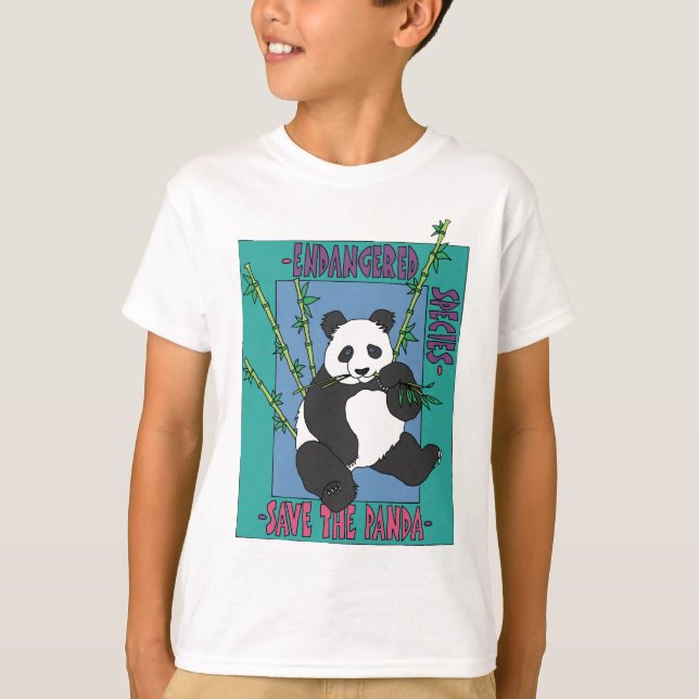 Camiseta Salvar a panda (Frente)