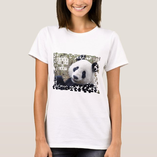 Camiseta Salvar a panda gigante (Frente)
