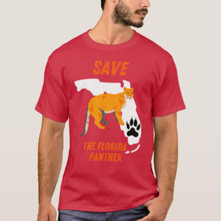 Camiseta Salvar A Pantera Da Flórida