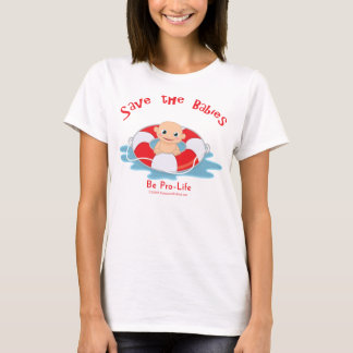 Camiseta Salvar a poupança da Pro-vida dos bebês