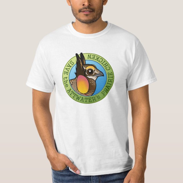 Camiseta Salvar a Pradaria-Galinha do Attwater (Frente)