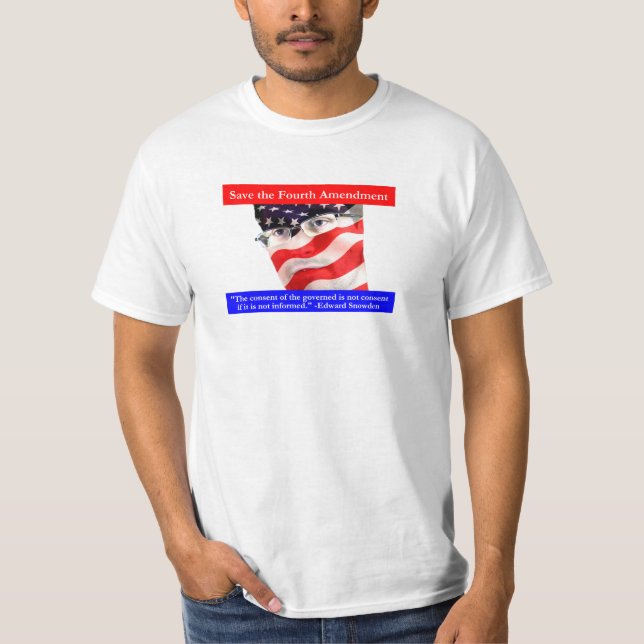 Camiseta Salvar a quarta alteração (Frente)