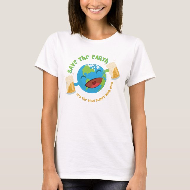 Camiseta Salvar a Terra (Frente)