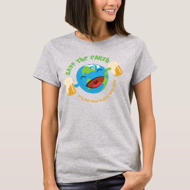 Camiseta Salvar a Terra (Frente)